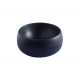 Vasque à poser  forme bol en pierre trés tendance noir absolu