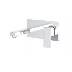 MITIGEUR LAVABO ENCASTRE ENCARRE CHROME