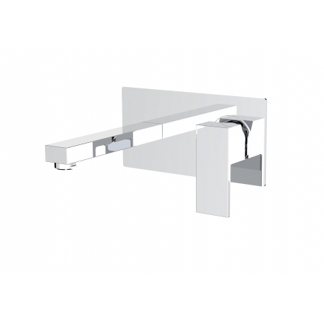 MITIGEUR LAVABO ENCASTRE ENCARRE CHROME