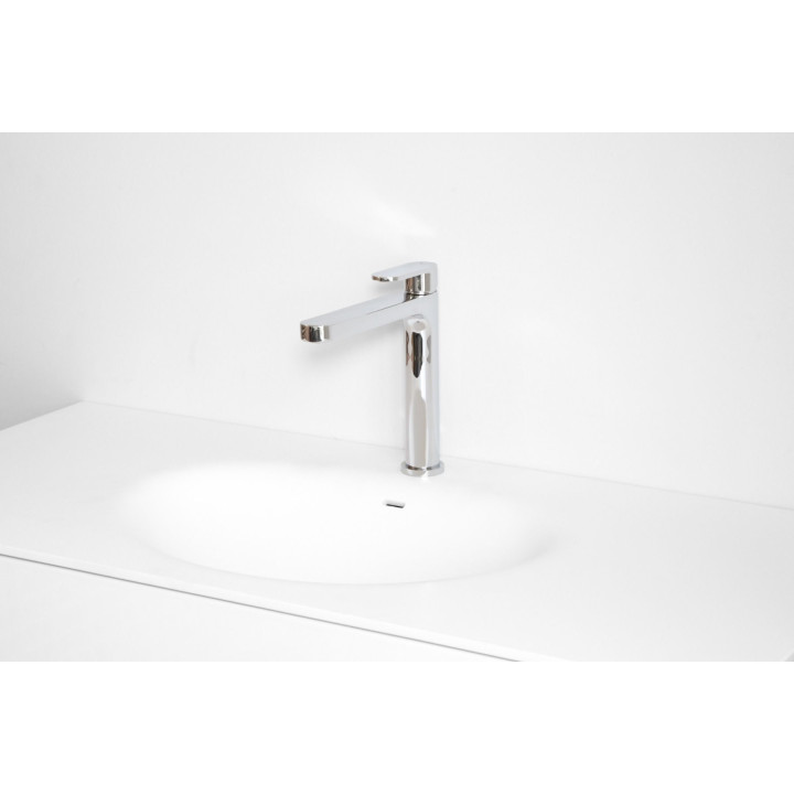 Mitigeur Lavabo Haut Cortes Chromé Économiseur d'Eau hauteur 22cm