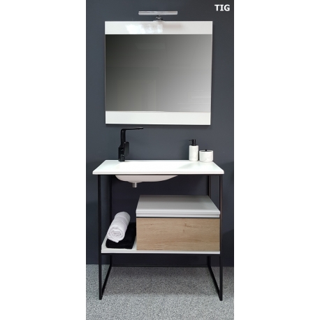 MEUBLE DE SALLE DE BAIN  TIG 80 CM