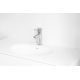 MITIGEUR LAVABO DECO CHROME