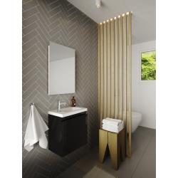 Porte-papier wc noir brillant - Olfa, expert en toilettes