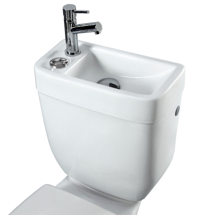 Pack Wc Surélevé Avec Lave-Mains Intégré Sortie Horizontale - Planetebain
