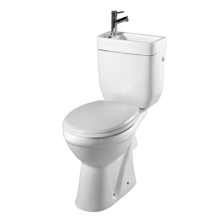 Pack Wc Surélevé Avec Lave-Mains Intégré Sortie Horizontale - Planetebain