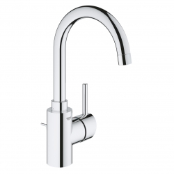 Mitigeur de lavabo avec bonde H 30 cm bec courbé - Concetto - 32629002 - Taille L