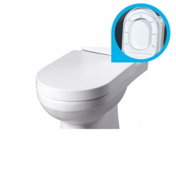 Achat abattant cuvette wc gain de place blanc thermodur