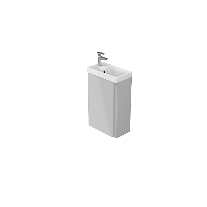 MEUBLE GAIN DE PLACE SLIM 40 GRIS