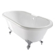 BAIGNOIRE CHARLESTON BLANCHE +PIEDS PATTE D AIGLE