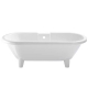 BAIGNOIRE CHARLESTON BLANCHE + PIEDS BLOC BLANC