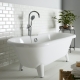 BAIGNOIRE CHARLESTON BLANCHE + PIEDS BLOC BLANC