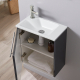 MEUBLE HAMAC ANTHRACITE + LM HANOS BLANC + ROBI EAU FROIDE