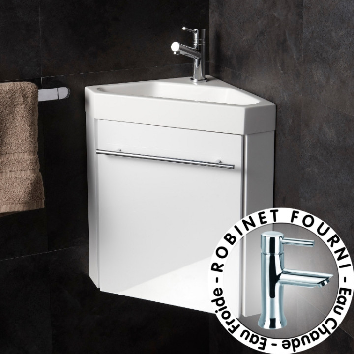 Pack Lave Mains d'Angle Pas Cher + Mitigeur - Planetebain