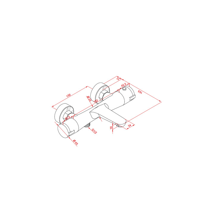 MITIGEUR THERMOSTATIQUE BAIN DOUCHE CRAFT