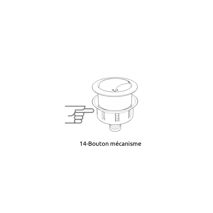 BOUTON OPALE DUO SEUL