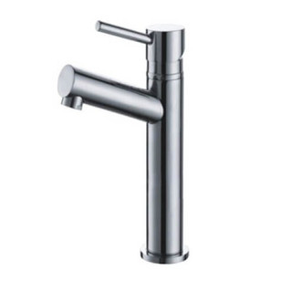 Robinet lave-mains haut chromé H 26.5 cm - eau froide uniquement