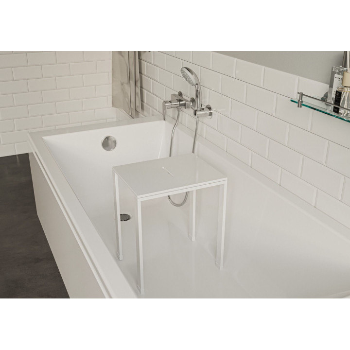TABOURET DE DOUCHE BLANC LOFT GAME ALLIBERT
