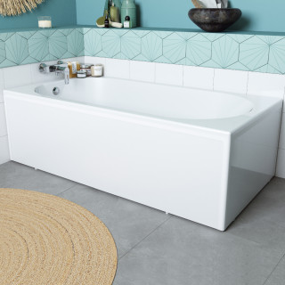 Tablier de baignoire universel clips Allibert 180 cm recoupable