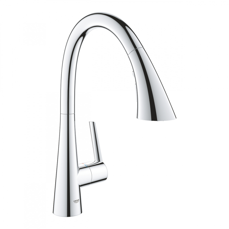 Grohe - Eurodisc Mitigeur Evier avec Douchette Extractible - Tecniba