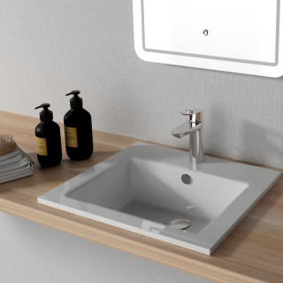 Vasque  Rectangulaire 50x43 cm en Céramique Blanche