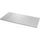 Receveur de douche extra-plat L.80 x l.140 cm Solid stone coloris blanc - Belize