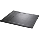 Receveur de douche extra-plat L.90 x l.90 cm Solid stone coloris noir - Belize