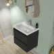 MEUBLE GAIN DE PLACE SLIM 60 GRIS ANTHRACITE