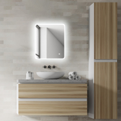 Miroir Salle de Bain avec Éclairage Lumineux S - RENZO