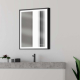 MIROIR LED RECTANGLE SWAN BLACK 75X60CM