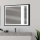 MIROIR LED RECTANGLE SWAN BLACK 75X90CM