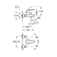 Mitigeur bain douche mural Eurosmart Grohe 32158002 chromé