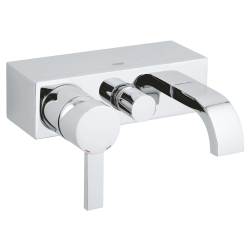 Mitigeur bain douche Allure chromé mural mécanique Grohe 32826000