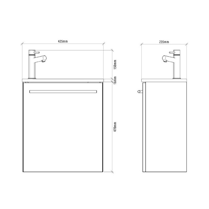 PACK LM HAMAC OAK BORDOLINO+ LM NOIR+ ROBINET EAU FROIDE