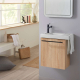 MEUBLE HAMAC OAK +HOUSTON G+ POIGNEE NOIRE + ROBI NOIR
