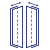 Accès d'angle droit